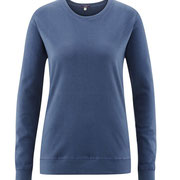 Pyjama Betty in 100% bio-katoen interlock, blauw, Living Crafts, beschikbaar in de maten S, M, L en XL, prijs: 49,99 €