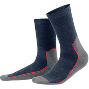 Wandelsokken Boulder in 42% bio-wol en 38% bio-katoen met 17% polyamide en 3% elastaan, Living Crafts, beschikbaar in de maten 35-37, 38-40 en 41-43, prijs: 19,99 €