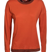 Nachthemd Lanea in 100% bio-katoen fijne rib, kaneel, Living Crafts, beschikbaar in de maten S, M, L en XL, prijs: 29,99 €