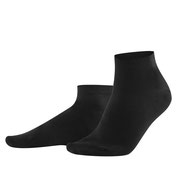 Sneakersokken Curt in 98% bio-katoen met 2% elastaan, per 2 paar verpakt, zwart, Living Crafts, beschikbaar in de maten 39-42 en 43-46, prijs: 12,99 €