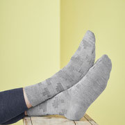 Sokken Hagen, grijs melange, Living Crafts