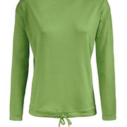 Nachthemd Lanea in 100% bio-katoen fijne rib, avocado, Living Crafts, beschikbaar in de maten S, M, L en XL, prijs: 29,99 €