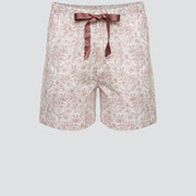 Pyjamashort in 100% bio-katoen jersey, oud roze bedrukt, Comazo Earth, beschikbaar in de maten 36; 38; 40; 42 en 44, prijs: 29,95 €