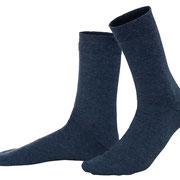 Sokken Nalpaka in 82% bio-katoen en 16% alpacawol met 2% elastaan, indigo melange, Living Crafts, beschikbaar in de maat 43-46, prijs: 16,99 €
