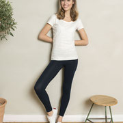 7/8-Legging Clara, zwart, Living Crafts