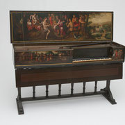 Double Virginal by Hans Ruckers, Antwerp, 1591, Flemish, 16th century, The Belle Skinner Collection ® Yale University Collection of Musical Instruments