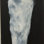 Vestale -  oil on board - 40x100 cm