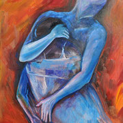 E' assopito dentro di me - 50x60 Olio su tela - (proprietà privata)