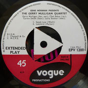 Gerry Mulligan Quartet - Vogue EPV1200