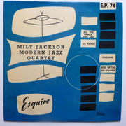 Milt Jackson Modern Jazz Quartet - Esquire EP 74