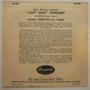 Lionel Hampton All Stars -Gene Norman presents 'Just Jazz' Concert - OE9007