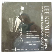 Lee Konitz plays with The Gerry Mulligan Quartet- Vogue EPV1120