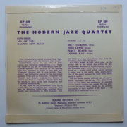 The Modern Jazz Quartet - Esquire EP 109