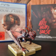 Das Bild zur Folge 111 des Männerquatsch Podcast, zeigt das Playstation 4 Spiel House of Ashes in einer Special Edition.