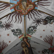 Restaurierung im Deckengewölbe der Stadtkirche in Göppingen
