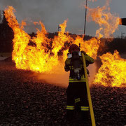 Vorrücken bei einem Flächenbrand