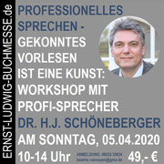 Workshop PROFESSIONELLES SPRECHEN mit Dr. Hans Josef Schöneberger