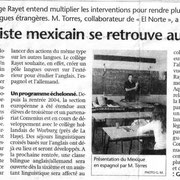 Un de premiers moments de partage: avril 2005, à Floirac... comme journaliste.