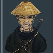 D&D-Charakter: Kotaro | Bleistift, Aquarell, bearbeitet in Photoshop