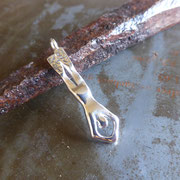 Pendentif "apnéiste" en argent 925