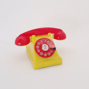 電話110　ダイヤル　赤＆黄色　175×130×95　¥800