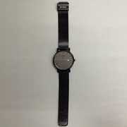 腕時計116　防水黒丸濃グレーフェイス　￥2,800