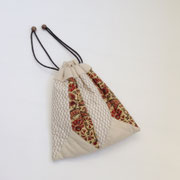 巾着101　キルトオリエンタルフラワー　220×240　￥800