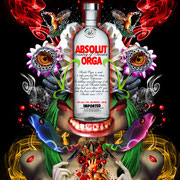 Absolut System: Orga | Digital Collage | 21 x 28 cm | 2007