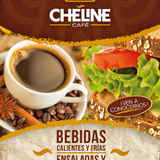 Cafetería Cheline | Flyer | 14 x 21 cm. | 2012