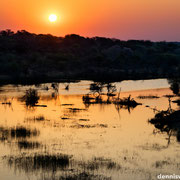 sundown boteti river | meno a knewa | botswana 2014