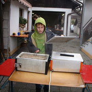 Sven beim Kochen