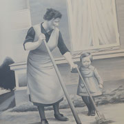 Gartenarbeit, Acryl auf Leinwand, 70cm x 100cm x 3,8cm