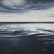 Meer 1, Acryl auf Leinwand, 100cm x 70cm x 3,8cm