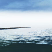 Meer 3, Acryl auf Leinwand, 100cm x 80cm x 3,8cm