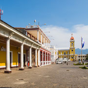 Unser toller Stellplatz an der "plaza grande" neben der Kathedrale....