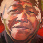 Nelson Mandela  80 x 60 cm