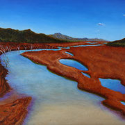 peinture-paysage-nouvelle-caledonie-lac-yate-tropiques-sylvie-roussel-meric