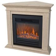 Elektrokamin Cadiz Corner mit Lucius LED fire von Xaralyn