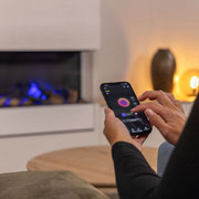 Bedienbar mit der Flame Connect-App