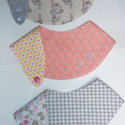 Halstücher mit verschiedenen Muster für Kleinkinder bis 2 Jahre 