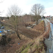 Fundamente für Fußgängerbrücke