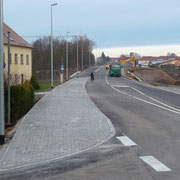 Der Fuß-und Radweg auf Fischbacher Seite wurde fertig gestellt.