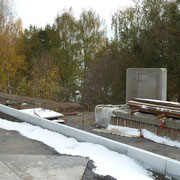 Anschluß Fuß und Radweg Fischbacher Seite.