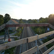 Erster Blick von der neuen Brücke :-).