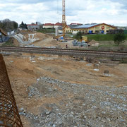 Fischbacher Seite ist fertig gebohrt. Die Bohrlöcher wurden auf  Arnsdorfer und Fischbacher Seite....