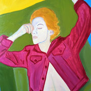Femme Allongée - 73 x 54 cm.