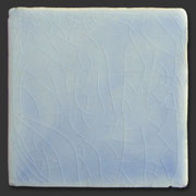 Glasierte Terracotta, Serie "AK", Azul T-9 10x10 cm / 13x13 cm