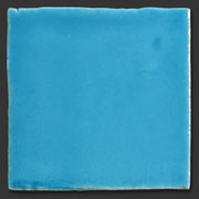 Glasierte Terracotta, Serie "AK", Azul T-10 10x10 cm / 13x13 cm