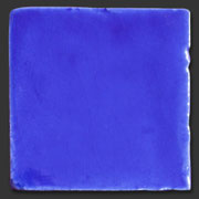 Glasierte Terracotta, Serie "AK", Azul T-8 10x10 cm / 13x13 cm