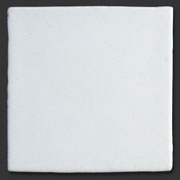 Glasierte Terracotta, Serie "AK", Blanco 10x10 cm / 13x13 cm